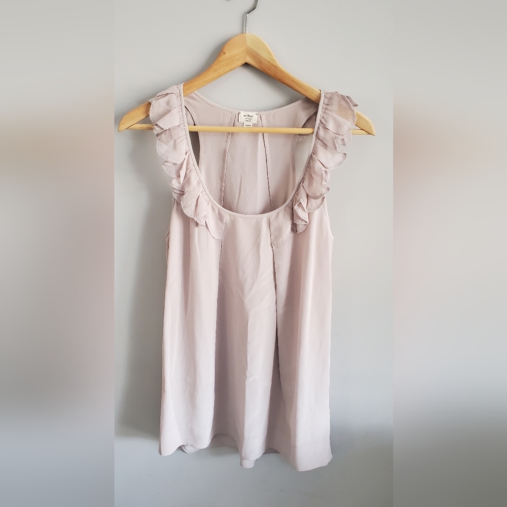 aritzia wilfred silk sleeveless blouse. size small EUC - Picture 3 of 6